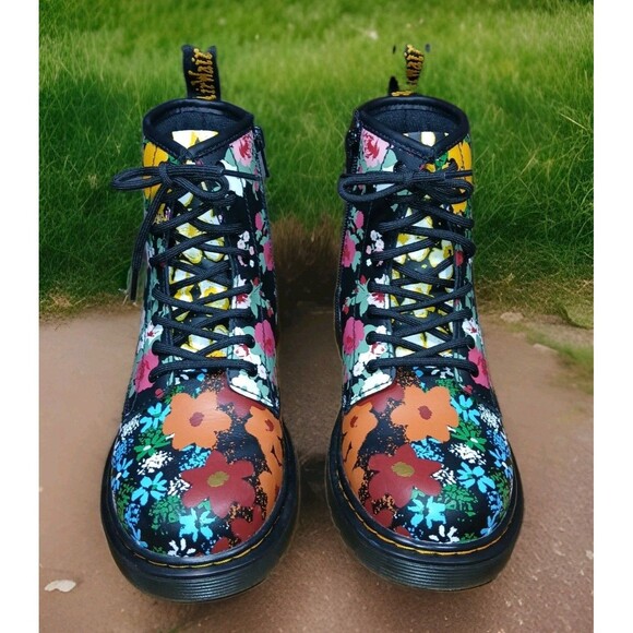 Dr. Martens Women's Size 5 US 1460 Wanderlust Floral Boots Leather Hippie NWOB - Picture 5 of 13